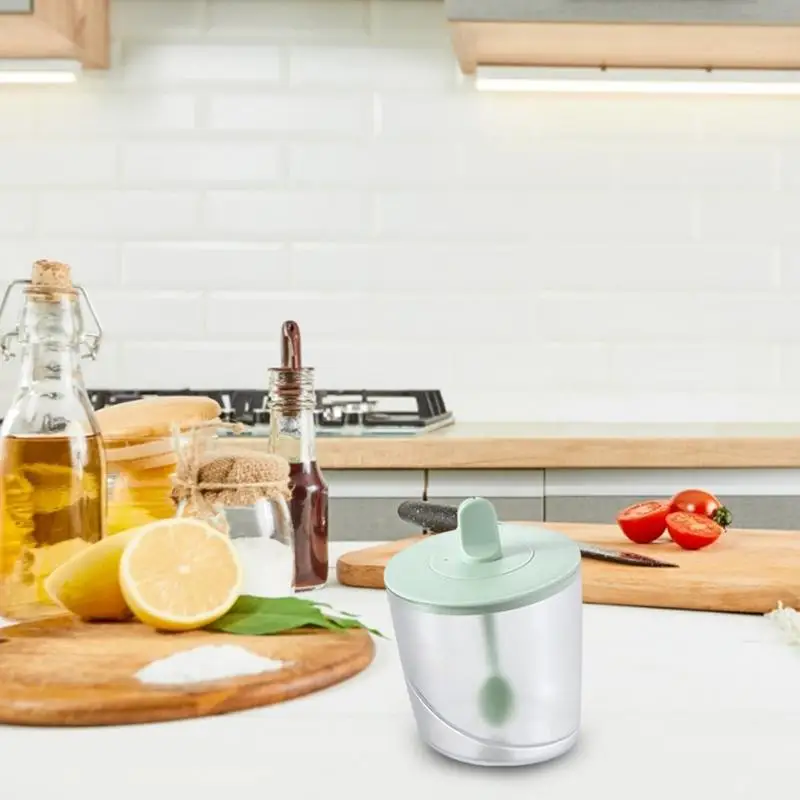 Küche Gewürz Tank Set 3-Farbe Gewürz Glas Mit Deckel MSG Kombination Für Die Speicherung Gewürze Salz Pfeffer Zucker PP & PS Material