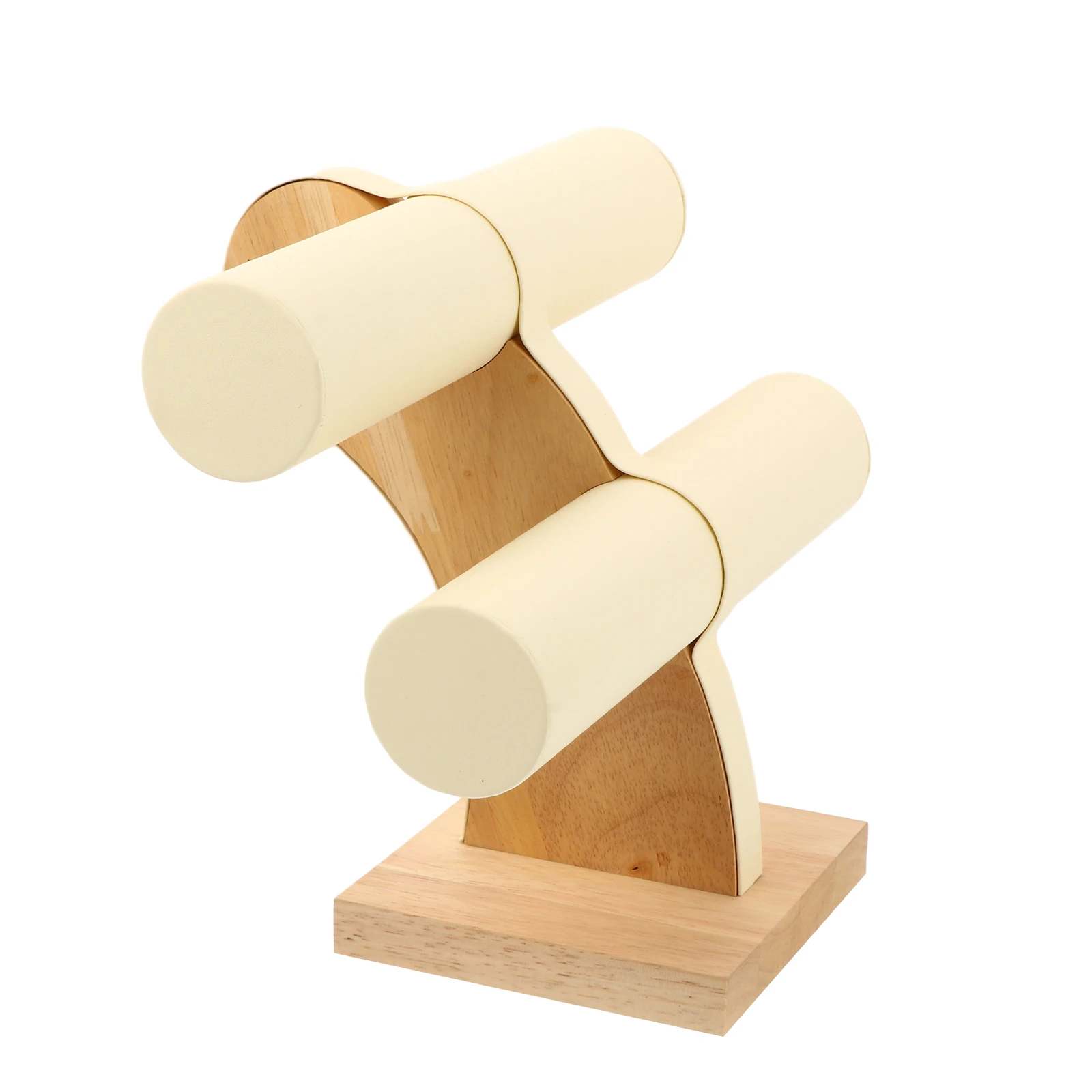 

Деревянная стойка для ювелирных изделий премиум-класса, компактный держатель для хранения браслетов и ожерелья, прочный органайзер для украшения магазина спальни