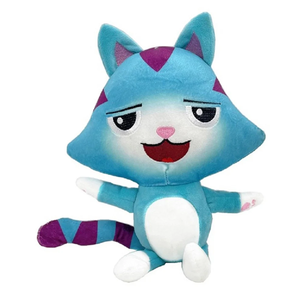 Gabby Dollhouse Plush Toy Anime Plush Cartoon Cat Mermaid Doll Pillow Cakey Kittys Fairy Plush for Children Kids Birthday Gifts