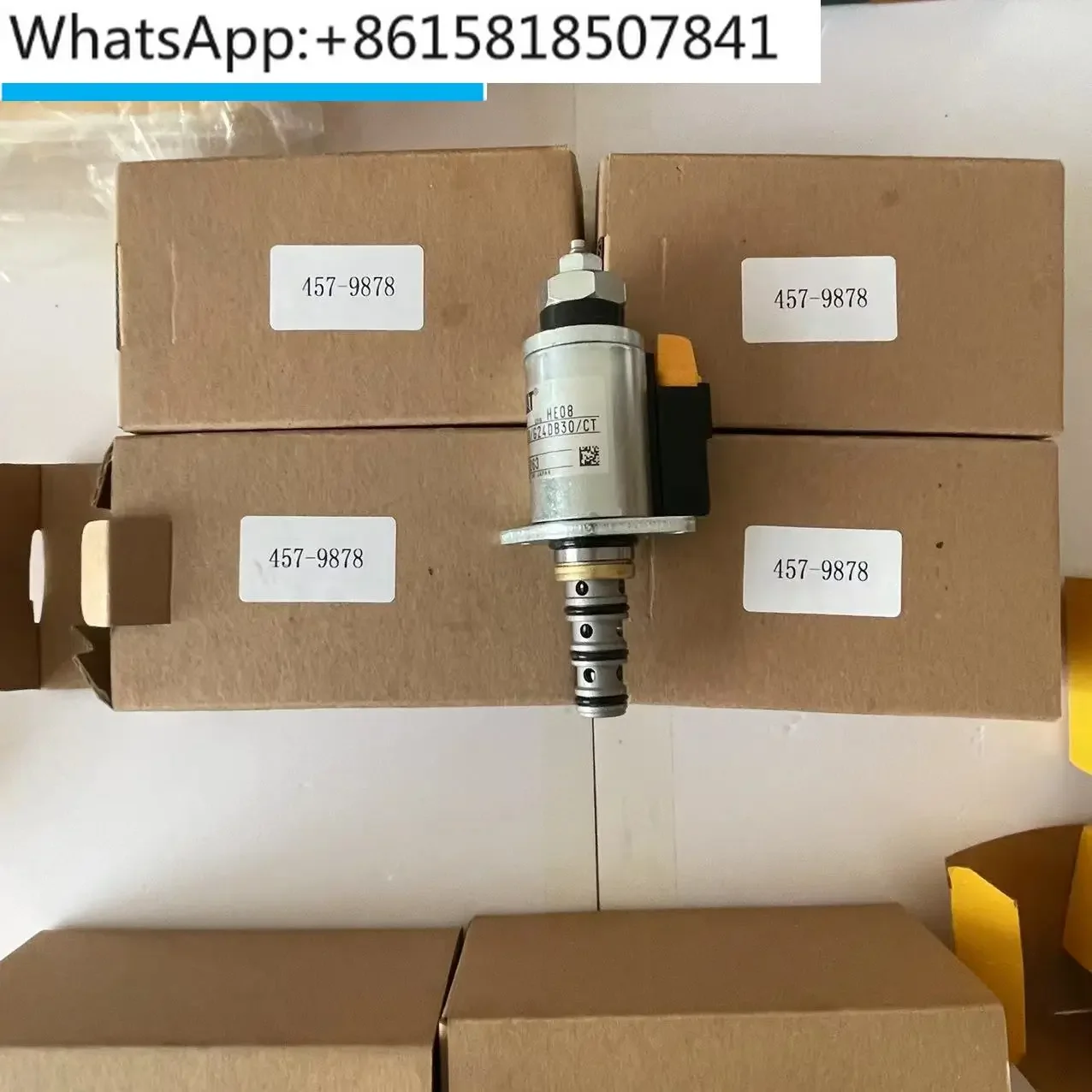 

Гидравлический электромагнитный клапан CAT 330D 345D 4579878 KWE5K60/G24DB30/CT 457-9878, детали строительной техники