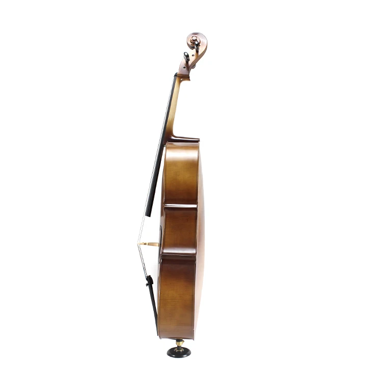 Uniform paint application Natural texture Handcarved cello head Refined spinner Clamping cello