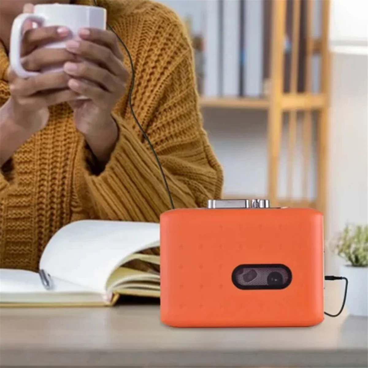 كاسيت A20M إلى مشغل MP3 مشغل شريط صغير محول MP3 ميكروفون مدمج 3.5 ملم مدخل سماعة الرأس ملحقات الموسيقى الإلكترونية