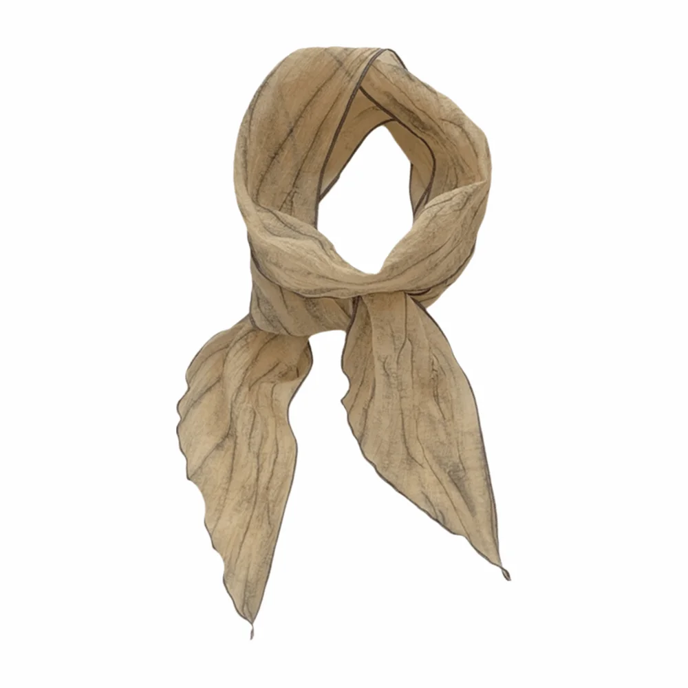 

Fashion Multicolor Scarves Photo Props Thin Neckerchief Versatile Scarf Neck Wraps Spring Autumn