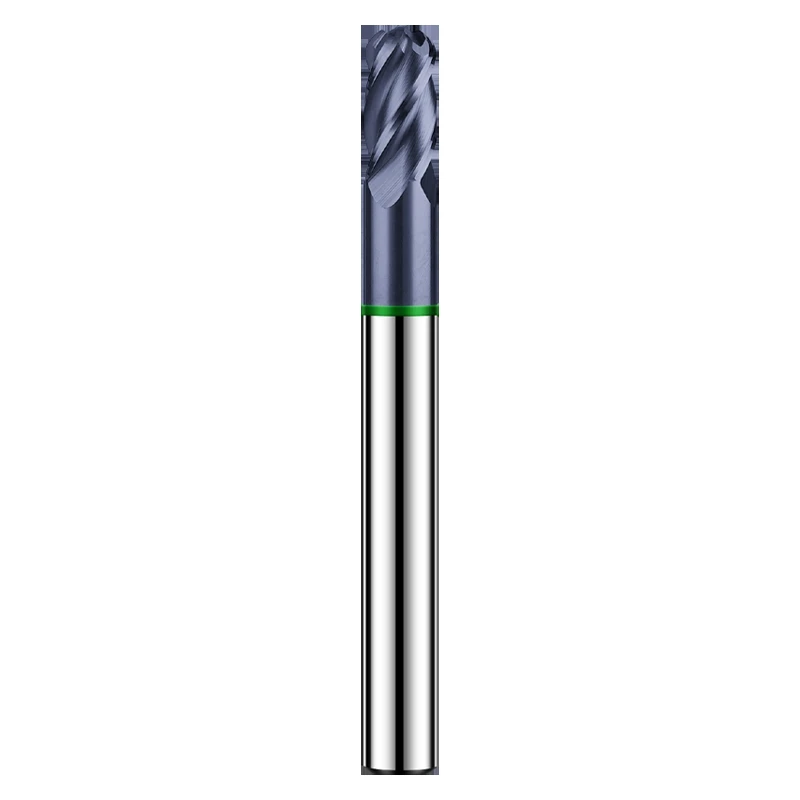 AZZKOR TGH-HRC50 4-Flute Tungsten Steel Carbide Ball Nose End Mills For CNC Mechanical Machining Center Milling Cutter Tools
