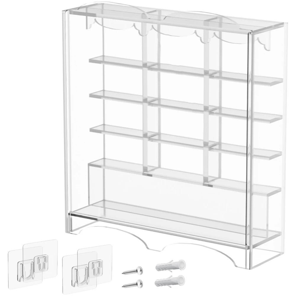 【THANKSGIVING DAY】Acrylic Bookcase For Desktop For Miniature For Books-Transparent Display Shelf Mini
