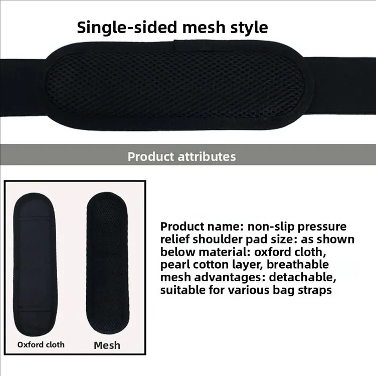 Shockproof and Gravity Resistant Backpack Shoulder Strap Pad for Travel Luggage Detachable Pressure Reducing Shoulder Pad