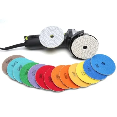 1PC tampone per lucidatura diamantata 3/4 "disco abrasivo per levigatura flessibile piastrella diamantata asciutta bagnata lucidatrice per lucidatura in granito di marmo