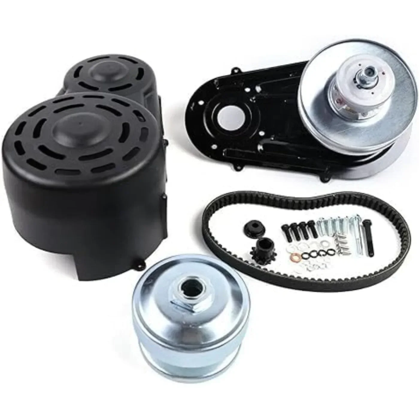 

НОВЕЙШИЙ Комплект гидротрансформатора для картингов серии 40, гидротрансформатор серии 40 с прямым коленчатым валом 1 дюйм и шпоночным пазом 1/4 дюйма