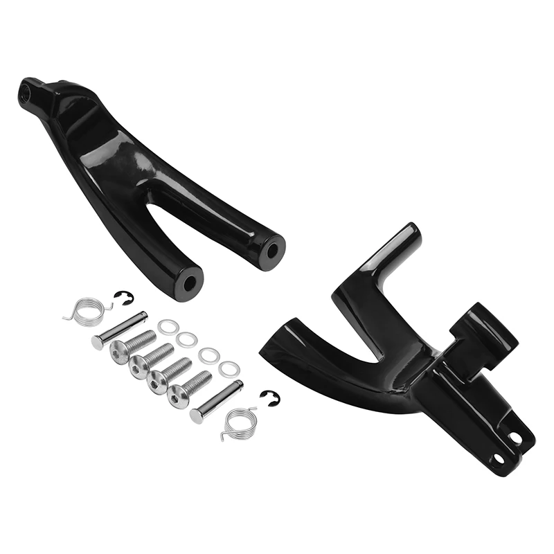 Front Driver Footpeg Mount Bracket Kit For Harley FLSB FXFB FXFBS FXBR FXBRS FXDRS 2018-2024 Motorcycle Accessories