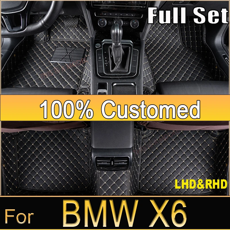 

Car floor mats for BMW X6 E71 2008 2009 2010 2011 2012 2013 2014 Custom auto foot Pads automobile carpet cover