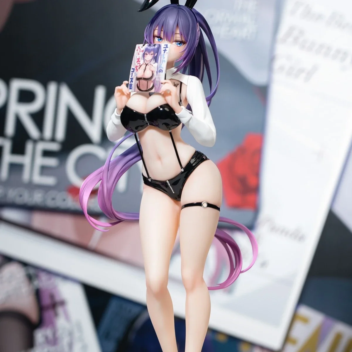 

Bearpanda Biya Yuna Rabbit Girl Figure Model Toy 1/4 Scale Chase Eyes Ainme Sexy Girl Figurine Collect Doll Ornament Customized