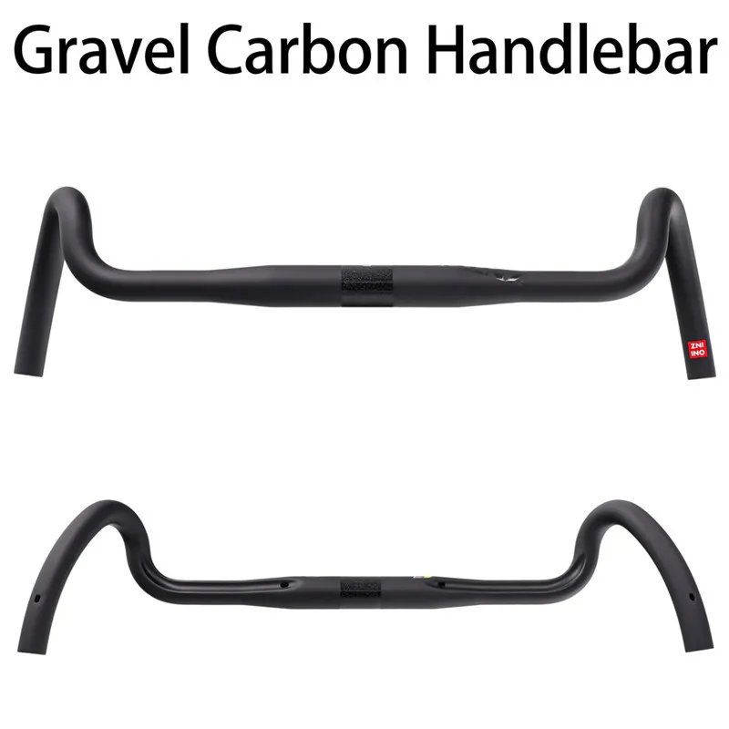 New Carbon Gravel Handlebar, Ultralight 30-Degree Flare Drop Bar for Cyclocross and Road Bikes, Carbon Fiber Bicycle Handlebar