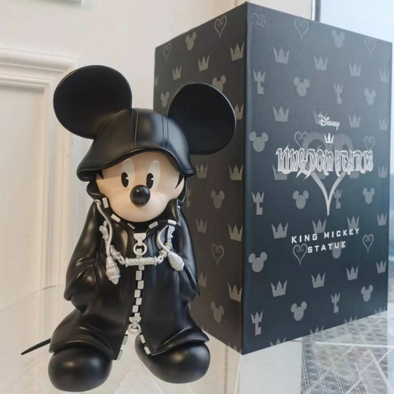 30cm Disney Mickey Mouse Figure Kingdom Hearts Resin Collection Dolls Model Action Figurines Anime Ornament Kids Birthday Gifts