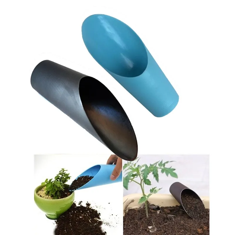 

1/2/5pcs Plastic Bucket Shovel Potted Cultivation Cylinder Mini Fleshy Plant Soil Spade Shovel Gardening Plant Tool