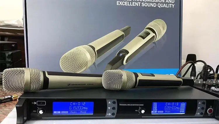 Esclusivo SKM9000 professionale Cordless palmare serie 2000 microfono testa Mic dinamico microfono Wireless vocale per Sennheiser