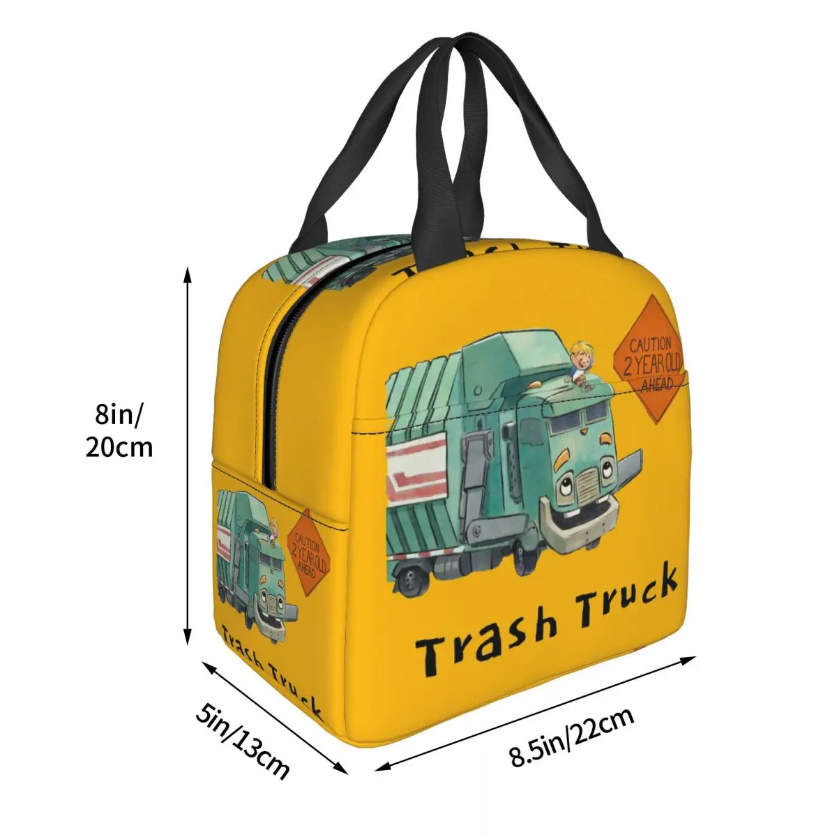 Trash Truck Cartoon Netflix Lunch Bags Insulated Bento Box Portable Lunch Tote Leakproof Picnic Bags for Woman Kids Travel