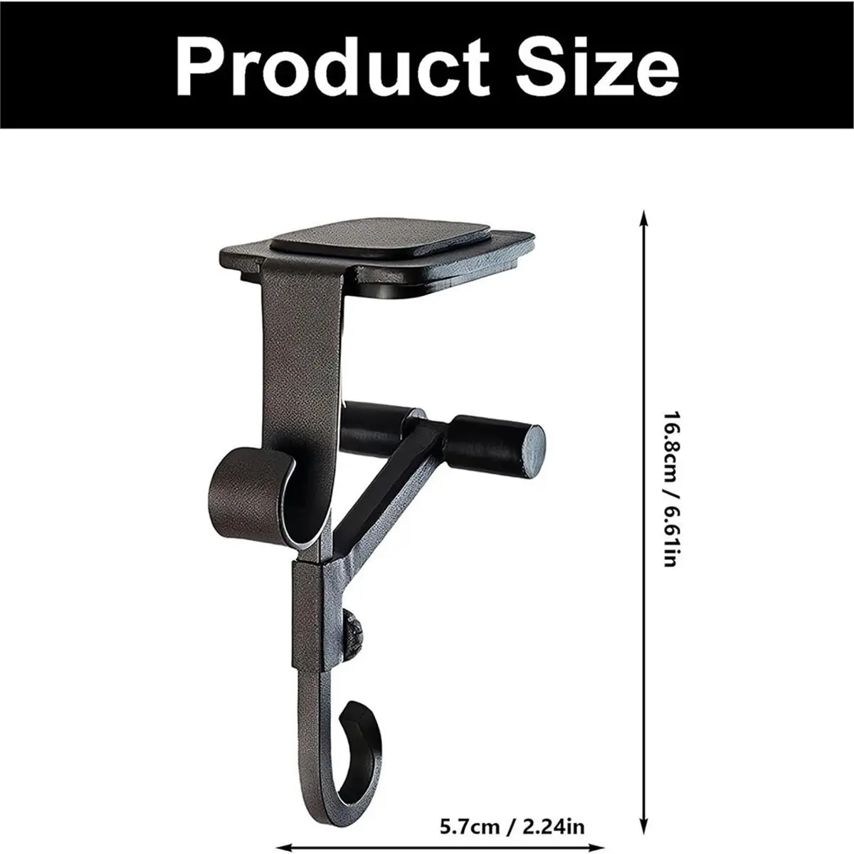 Fireplace Stocking and Garland Hanger - Heavy Duty 2 in 1 Mantel Hanger Adjustable Hooks Securely Holds for Decorations