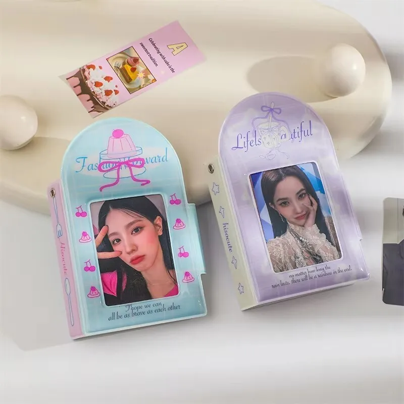 Mini Kpop Cartão De Armazenamento Livro, 3 "Photo Album, Postal Collection, Lomo Binder