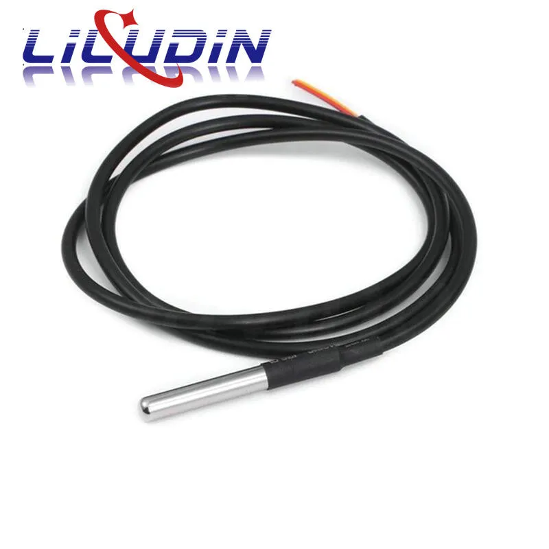 DS18b20 temperature probe temperature sensor 1M 2M 3M DS1820 Stainless steel package Waterproof 18B20 100cm/200cm/300cm