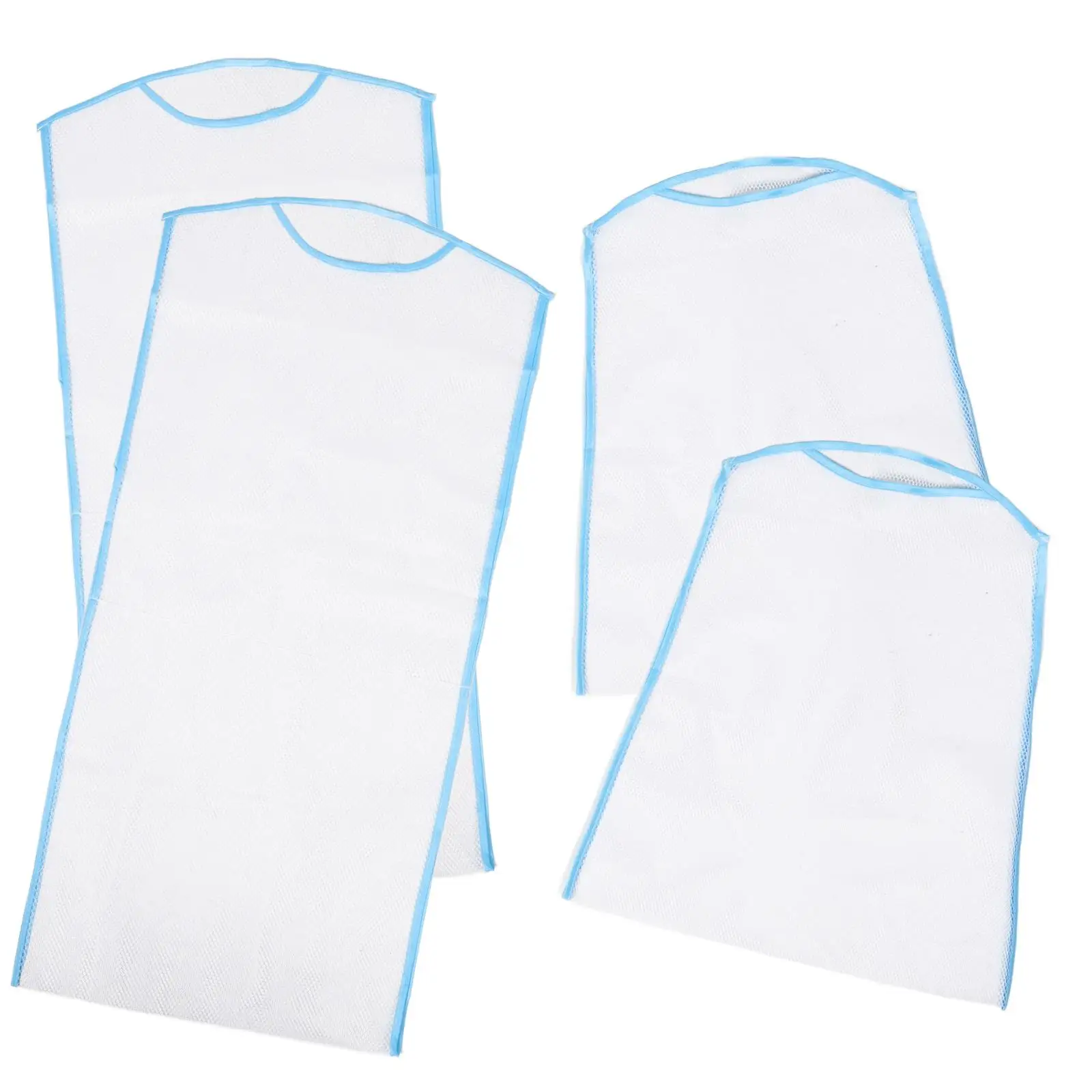 

4 Pcs Hanging Drying Net Fine Mesh Bag Storage Basket Doll Sweater Rack White Plush Toy Drying Bag Stuffed Doll Large Capacity