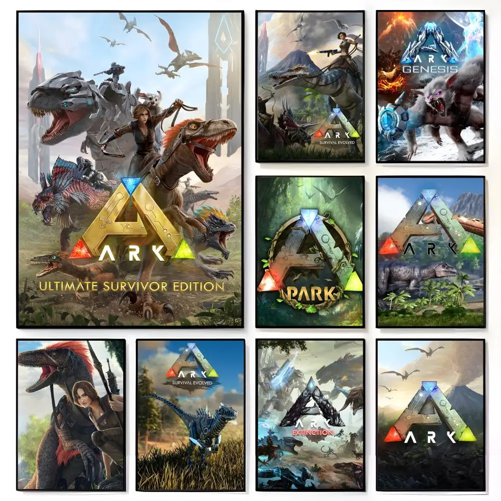 Affiche murale de film américain a-Ark: Survival Evolved, décoration murale pour la maison et la chambre des enfants, impression