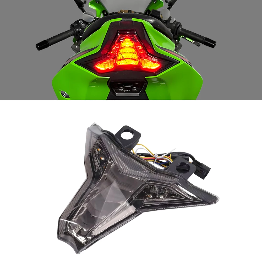 

Motorcycle Integrated Tail Light Turn Signal Rear Brake Lamp Taillight For KAWASAKI Ninja 400 Z400 ZX10R Z1000 ZX6R ZX-6R ZX-10R