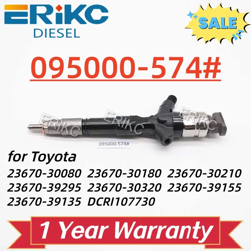 23670-30080 095000-5740 095000-5741 Nosel Semprotan Bahan Bakar Diesel Injektor 095000-5744 untuk Toyota Landcruiser Prado 3.0 D 1KD-FTV