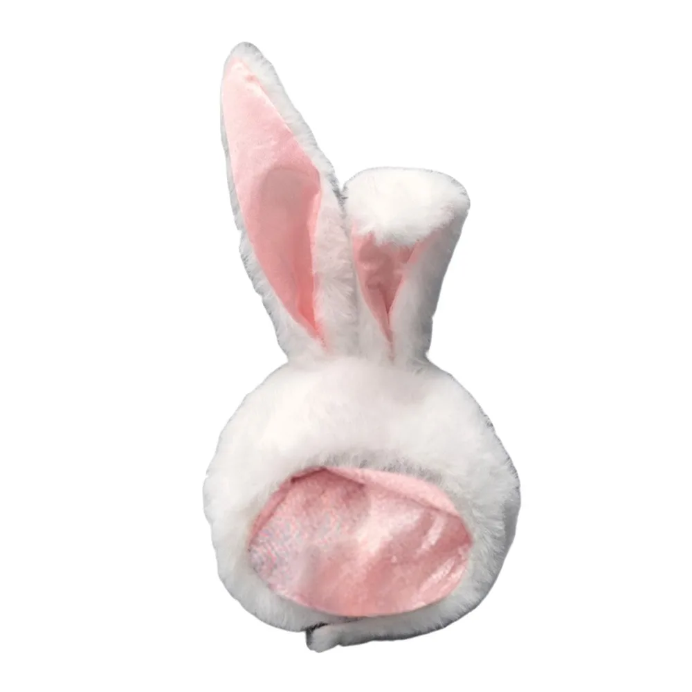 

For 17cm Doll Rabbit Ear Cap Cartoon Rabbit Ear Change Dressing Game Doll Long Ear Hat Doll Accessories Photo Props