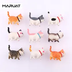 Brass Rotatable Cat Head Cat Handle Cartoon Wardrobe Door Handle Cute Drawer Single Hole Small Handle Drawer Handle