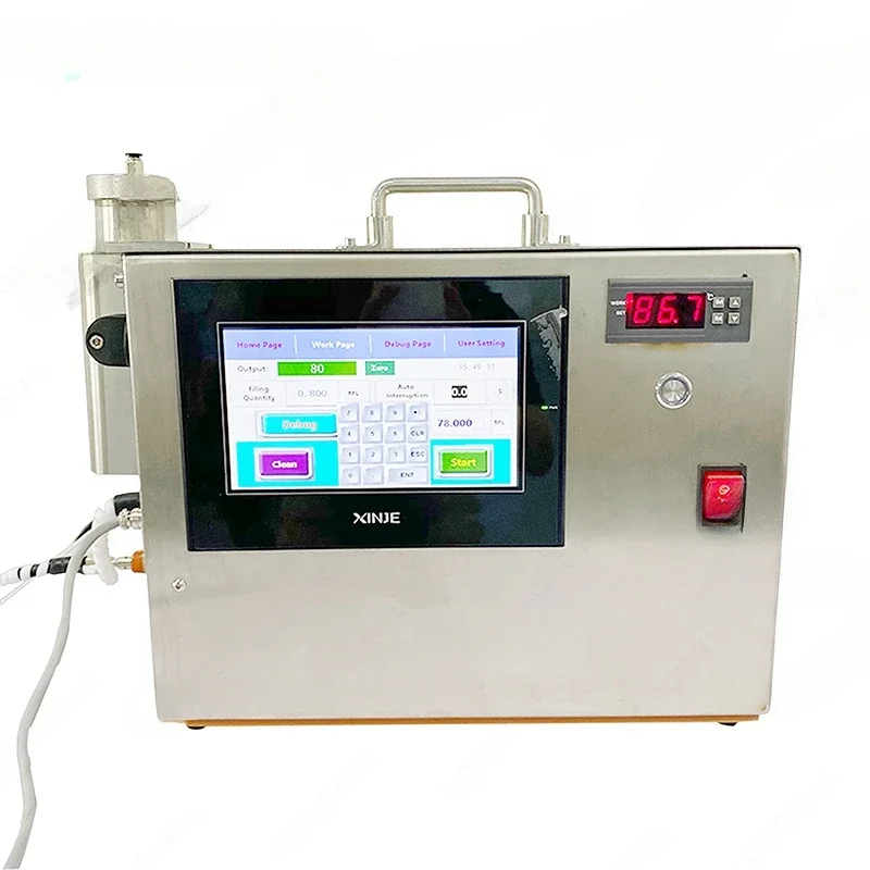 Semi Automatic  Filling Machine 300Ml Oil Carts 1Ml Devices Distillate Cart Handheld Filler Thick Oil 0.5g Filler