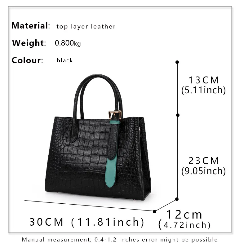 Genuine Leather Women\'s Bag 2023 New Fashion Ladies Luxury Designer Handbags Tote Bag Large Capacity Shoulder Crossbody Bags