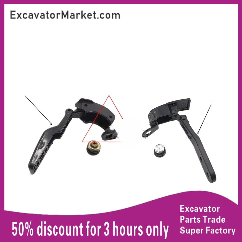 Excavator Spare Excavator accessories Hitachi exzax60/70/75 cab rear window lock reverse buckle glass lock rear window buckle