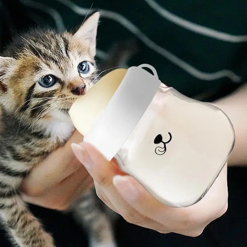 Pet Feeding Bottle Pet Bottle Small Animals Anti Choking Puppy Feeder Adjustable Kitten Milk Feeder Cat Baby Nursing Feeder For