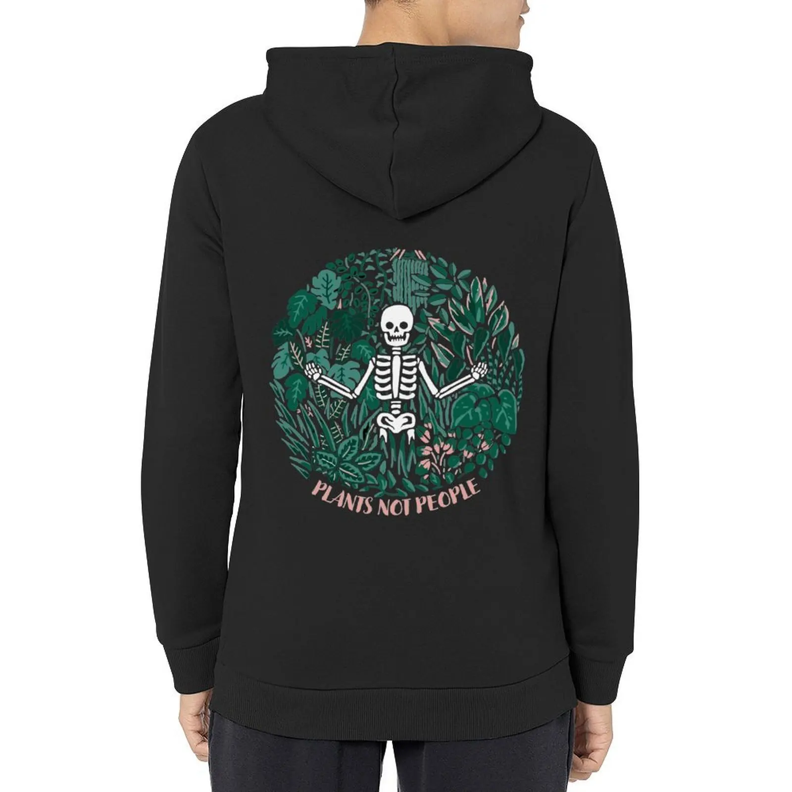 

un Hallo Gardener Plants not people Skeleton Skull Hoodie men's clothes korean clothes tracksuit