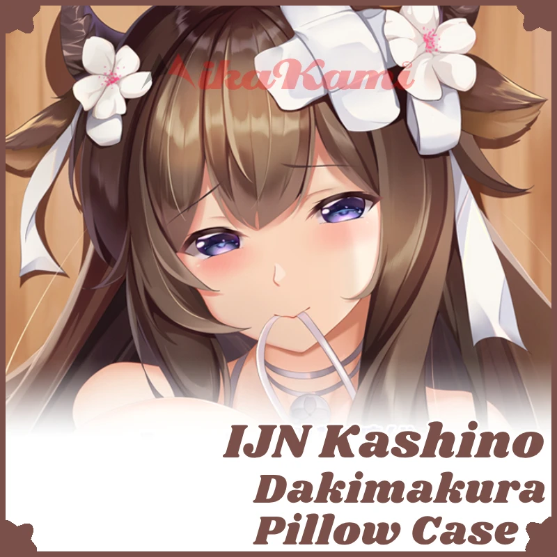 IJN Kashino Dakimakura Azur Lane Pillow Case Sexy Pillowcase Full Body Hugging Cushion Cover Home Bedding Decor Otaku Gift