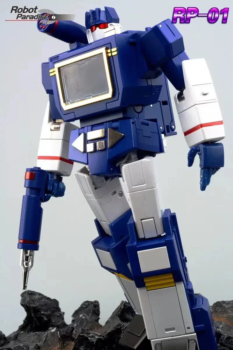 ในสต็อก Transformation แฟนของเล่น FT-02 RP01 Soundwave RP-01B ฟุต-02B เทป Frenzy Laser Bird RP-01 FT02 RP01B Action Figure