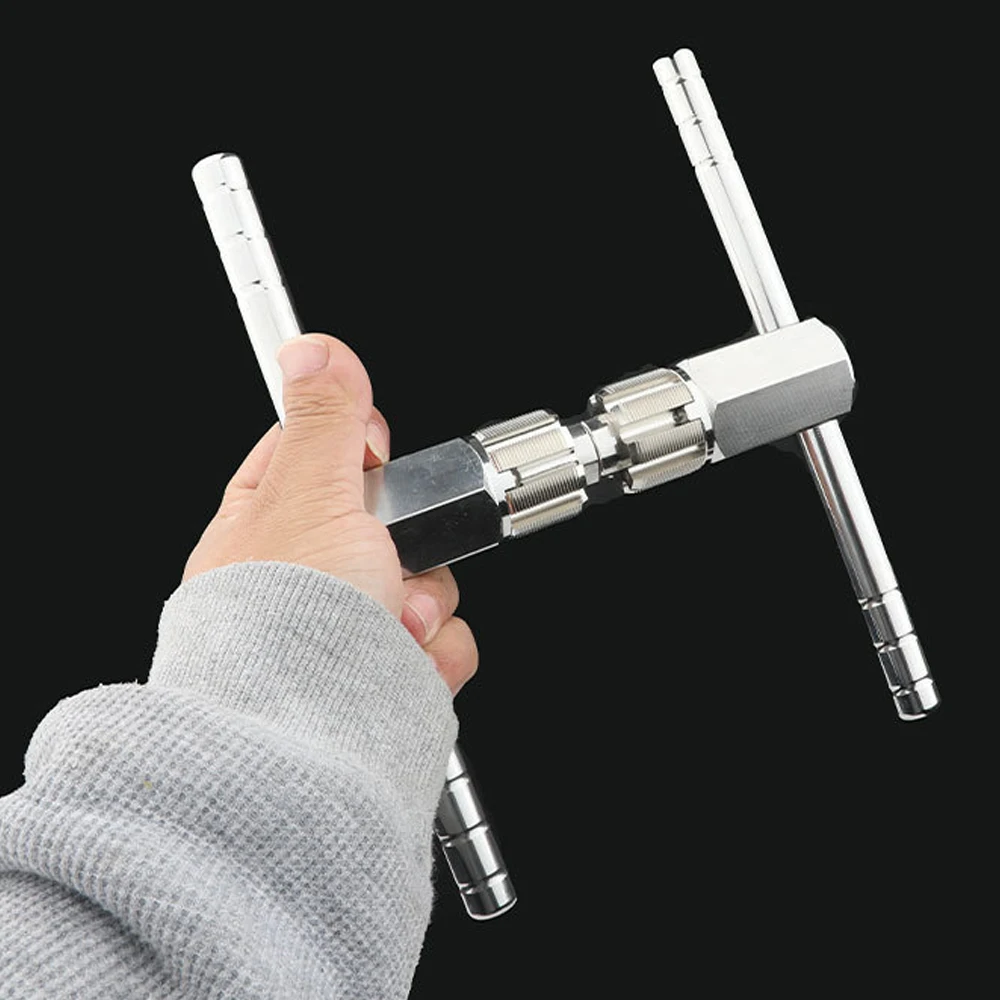 Vollstahl Hochfestes Fahrrad-Innenlager-Gewindeschneidwerkzeug BC 1.37x24 BSA Fahrradrahmen BB Englisches Gewinde Reparatur-Set – Detail 14