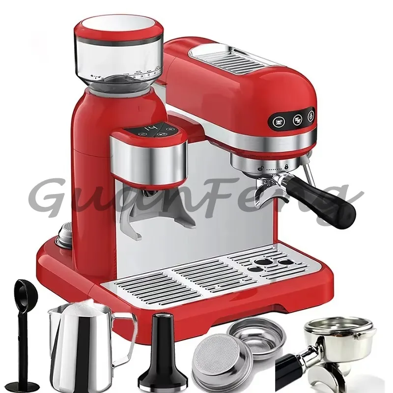 3 in 1 Quick Business Restaurant Office Cafe Coffee Maker with Grinder