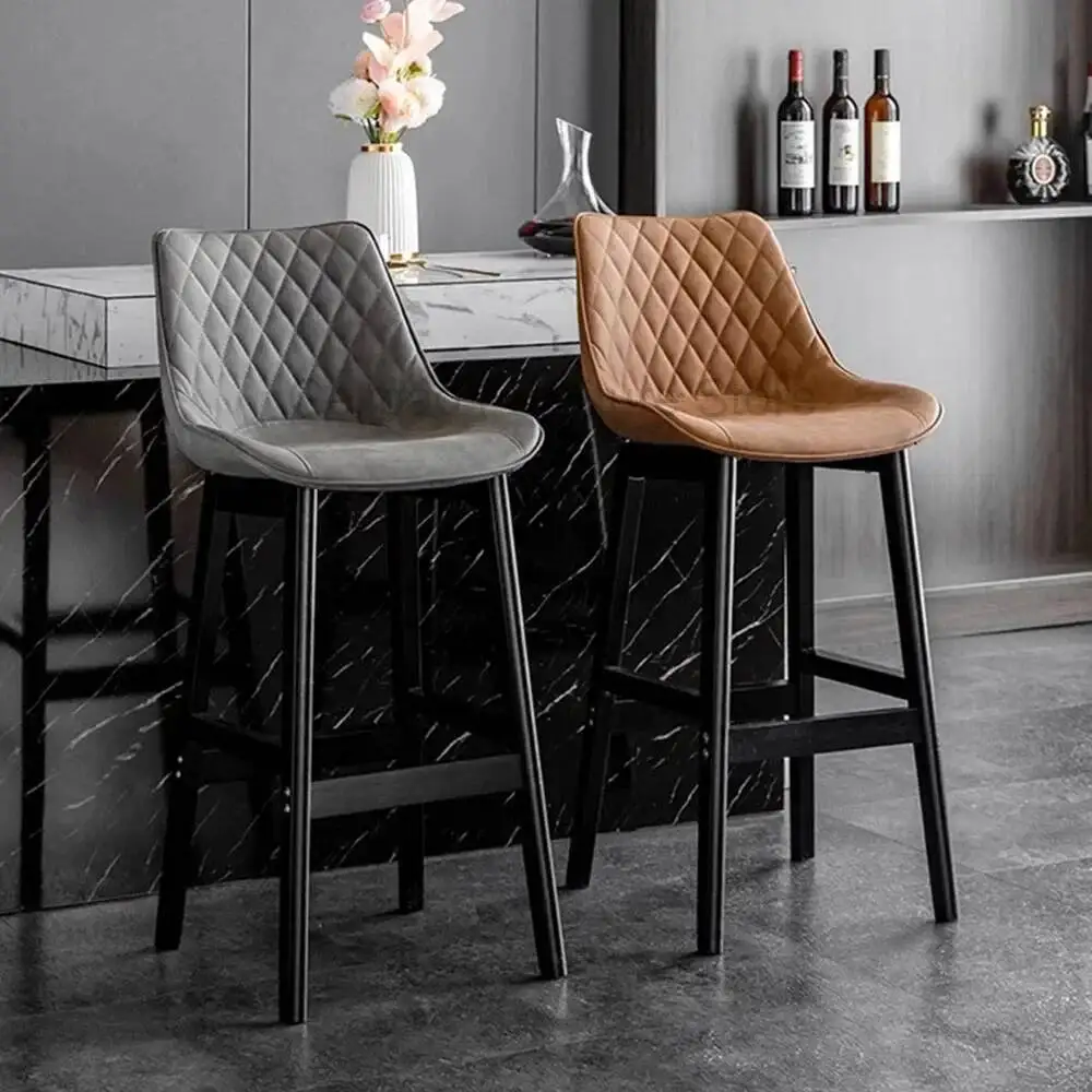 

Kitchen Comfortable Bar Stools Living Room Outdoor Party BalconyAesthetic Luxury Barstools Restaurant Cadeira Salon Furniture
