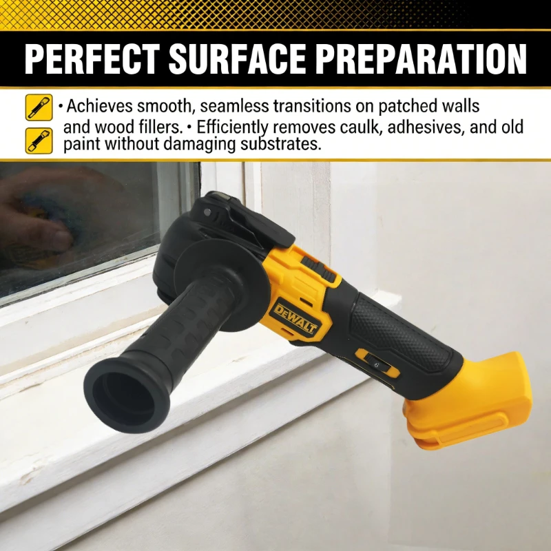 DEWALT Brushless Multi-Function Oscillating Tool - Universal Cut, Polish & Scrape Vibration Tool (without battery) - view 4
