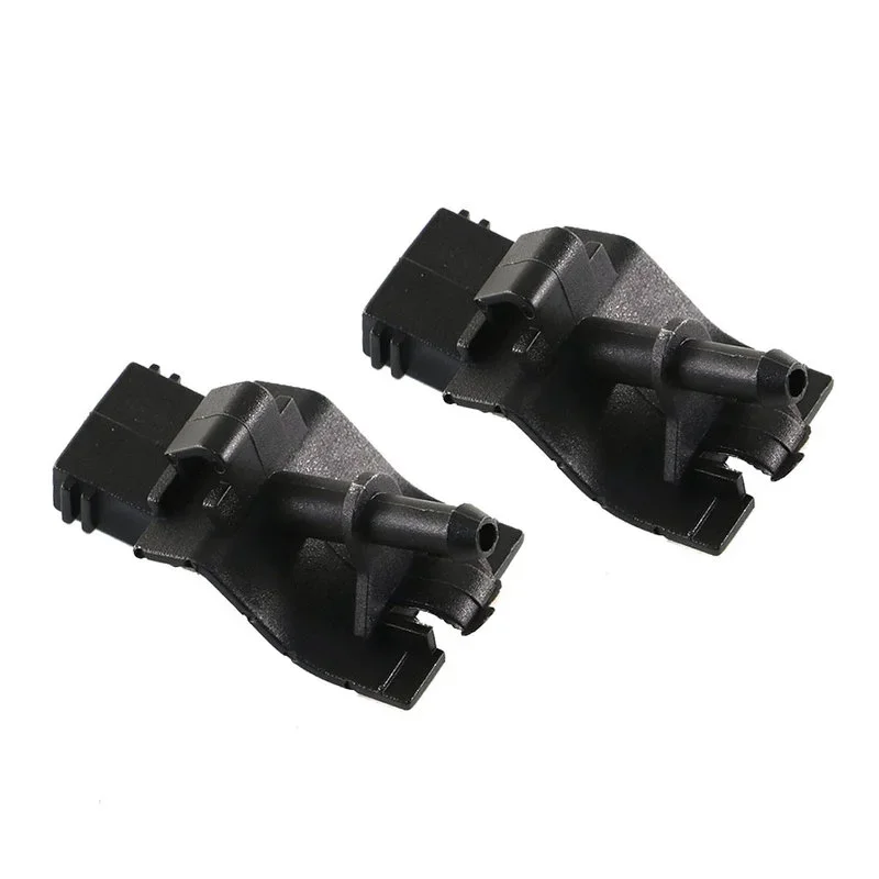 1Pair Black Front Windscreen Wiper Washer Spray Jet Nozzle Car Accessories for Toyota Corolla Altis Camry Auris Highlander 07-10