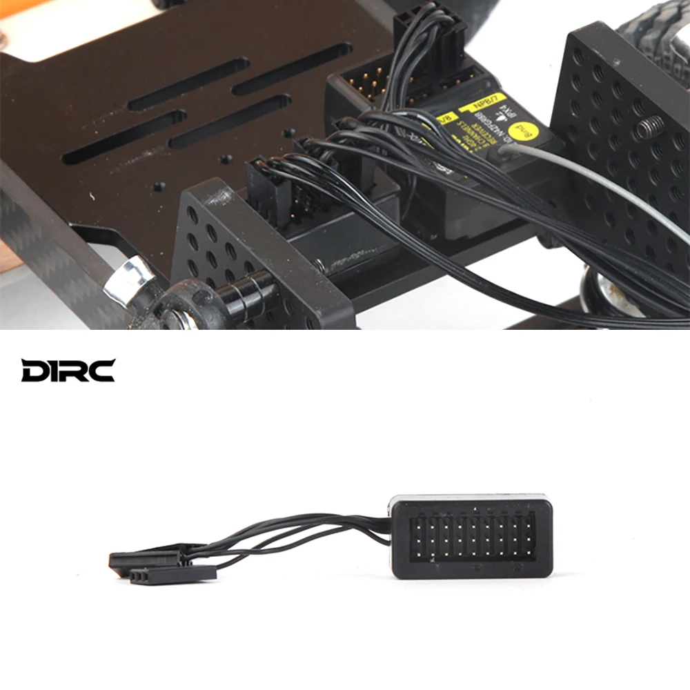 

D1RC HUB3.3 RC Альпинистский автомобиль с дистанционным управлением Расширитель каналов Модель автомобиля от одного до трех Y-линий