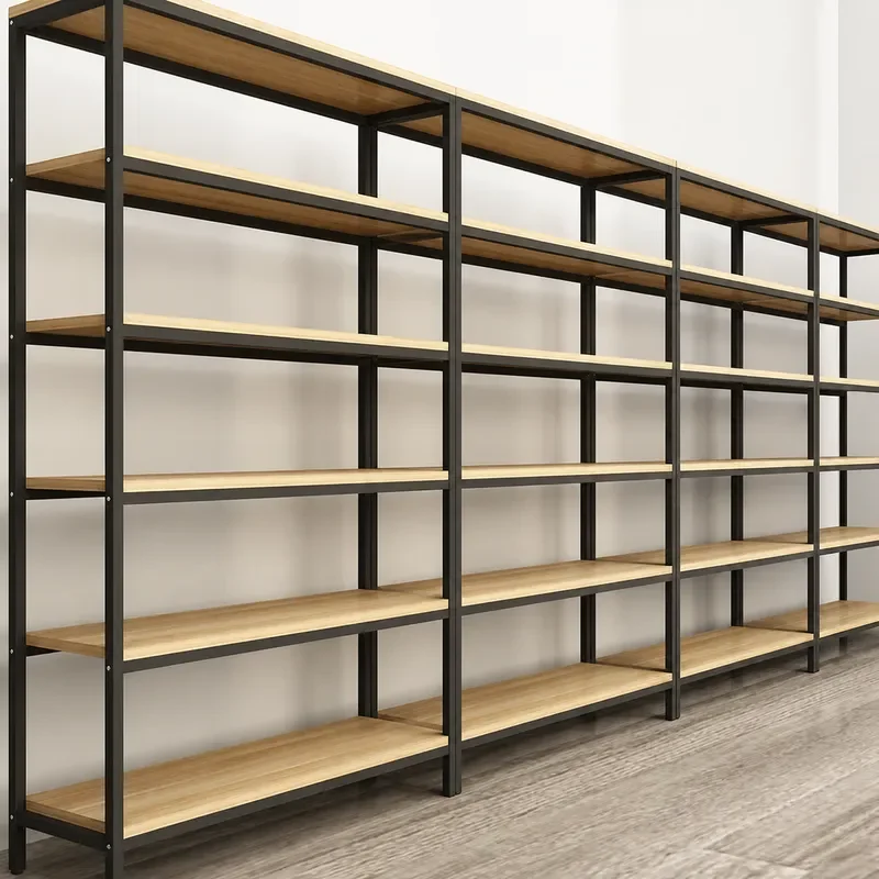 Multi-layer Supermarket Shelf Adjustable Display Cabinet for Convenience Store Product Sample Showcase Rack