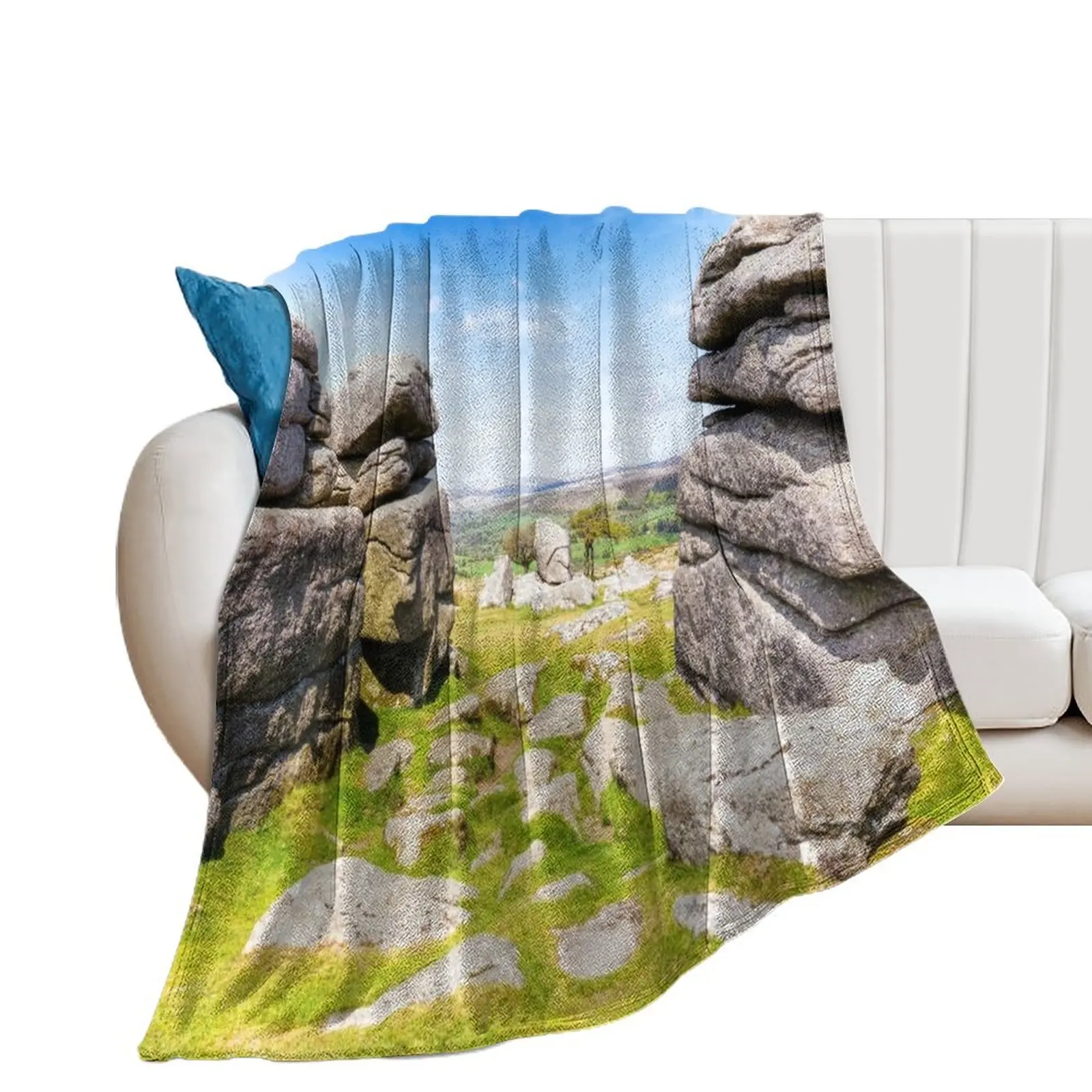 Dartmoor National Park, Devon, UK Throw Blanket for sofa Nap Luxury Designer Soft Blankets