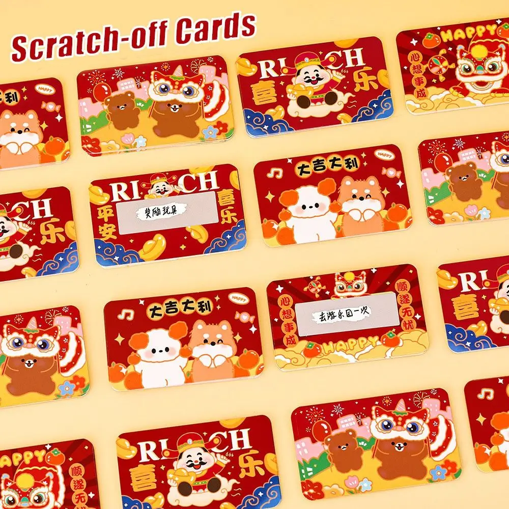 60 قطعة موضة 60 قطعة بطاقات الخدش الذكرى الكرتون Vouchers تذاكر لعبة الحفلات لتقوم بها بنفسك هدية مفاجأة بطاقات محظوظة الديكور