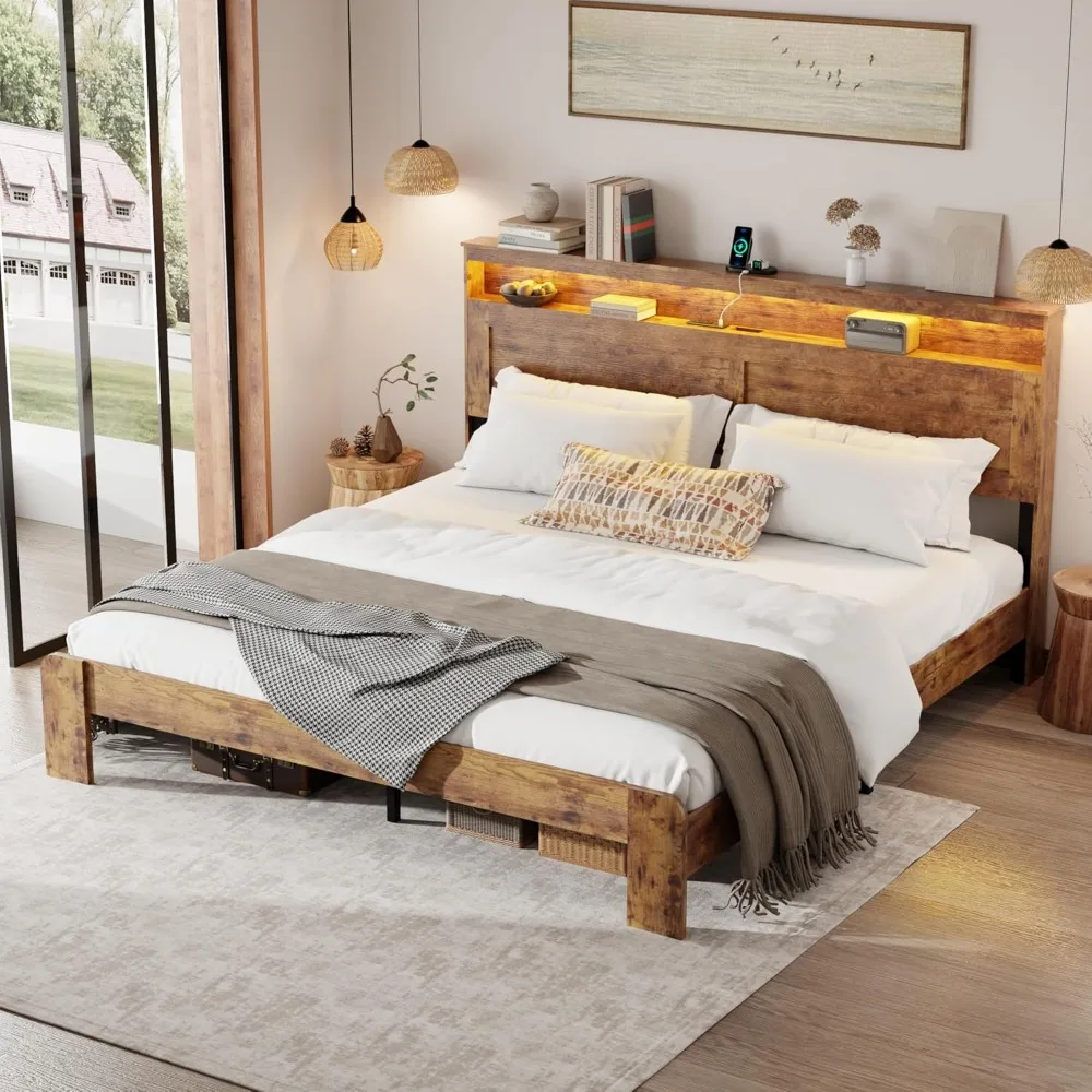 King Size Wooden Be…