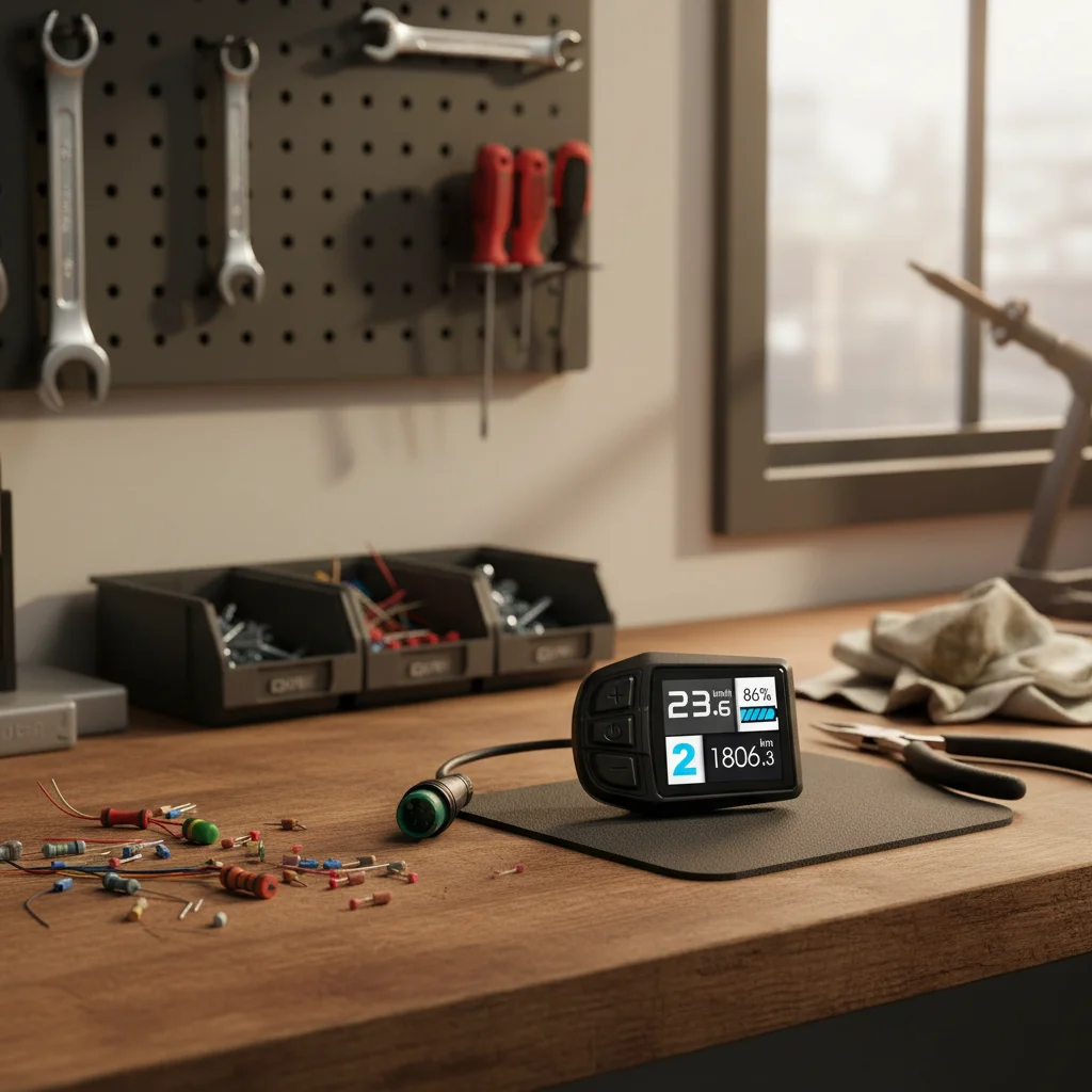 

E-bike Display Screen TFT-UKC3 24V-52V Color Display With 5 Pin Waterproof Connector For OMD NO.2 Protocol Controller Parts