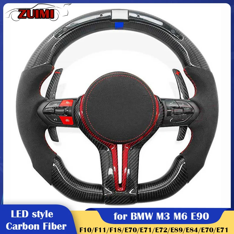 

Carbon Fiber LED Style Car Steering Wheel Full Set for BMW G20 X1 X2 1 2 3 4 Series G30 X3 X4 X5 X6 X7 5 6 7 8 Series