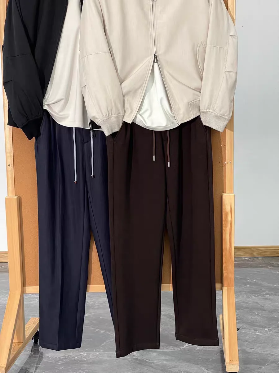 Повседневная хлопковая куртка, мужская осенне-зимняя модная льняная смесь, вязаный воротник, воротник-стойка, отложной воротник, верхняя одежда, пальто