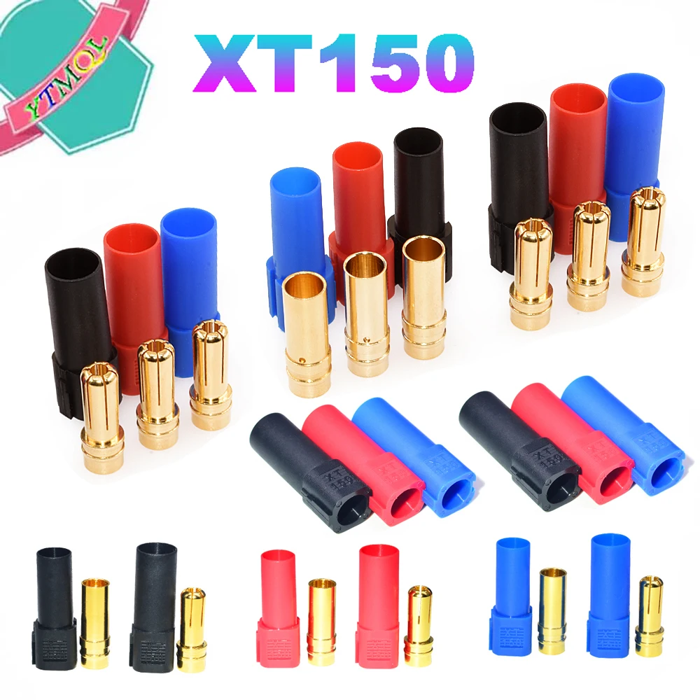 

10-50pair XT150 Male Female Bullet Connector Plug the Upgrade For RC FPV Lipo Battery RC Quadcopter